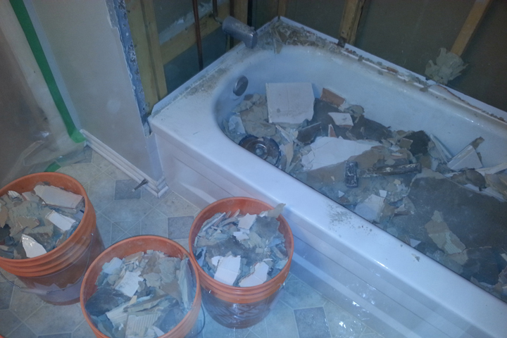 Lots of garbage to remove